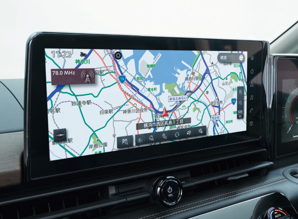 NissanConnect navigation system