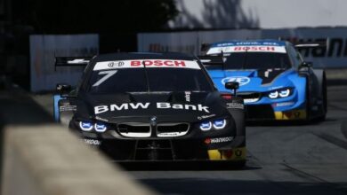 Joel Eriksson (SWE) finished third in race seven of the DTM season
