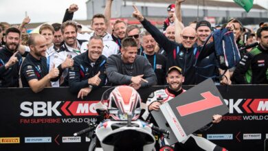 BMW Motorrad WorldSBK Team and the new BMW S 1000 RR secured Pole position and a podium at Donington Park