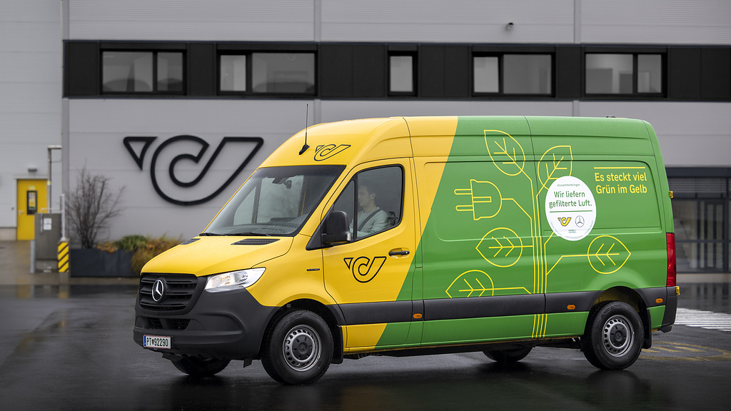 Mercedes-Benz eSprinter: pilot project with Austrian Post to test state-of-the-art fine particle filter technology delivers first results