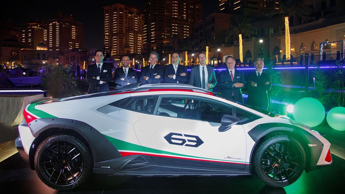 Lamborghini Huracán Sterrato makes its EMEA unveiling