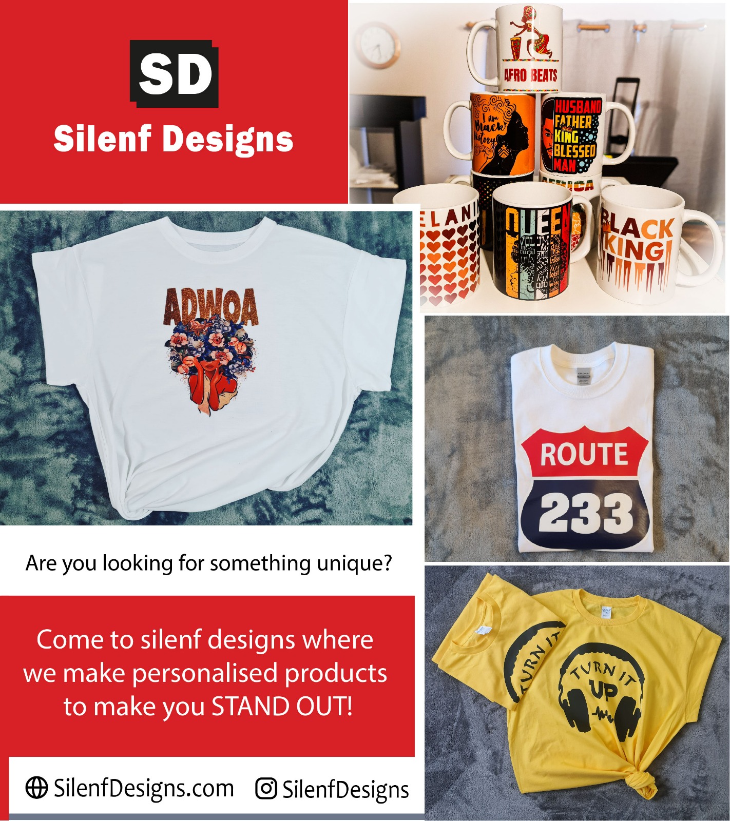 Silenf Designs Flyer